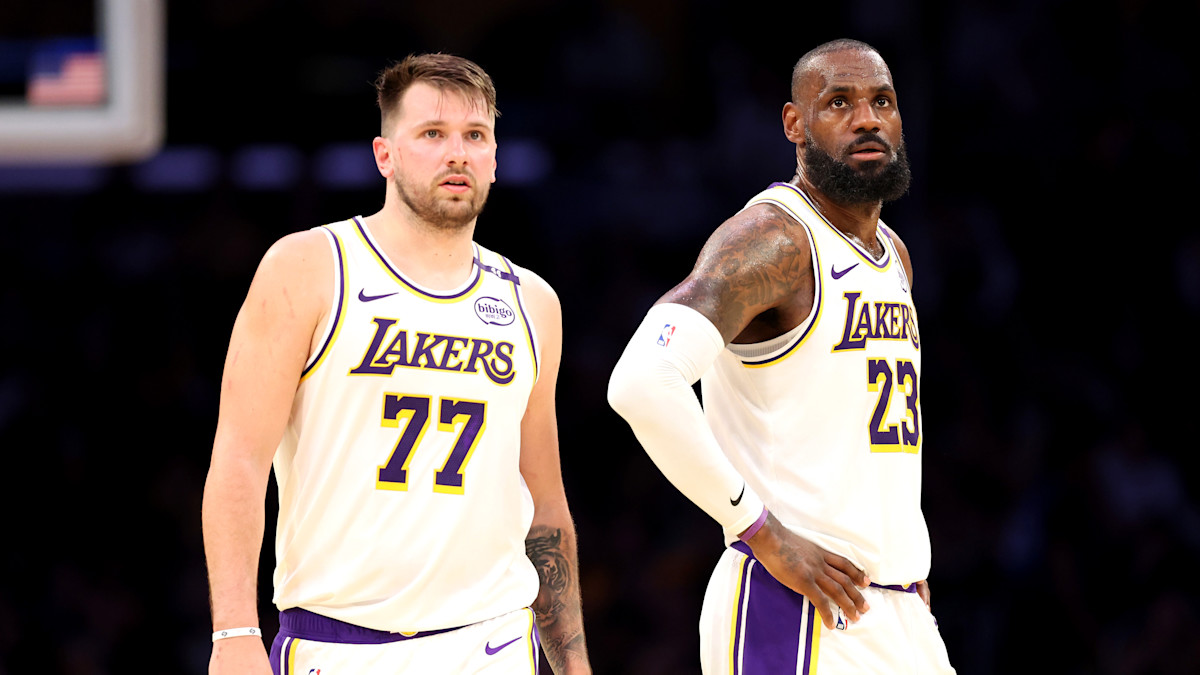 Luka Doncic LeBron James Lakers