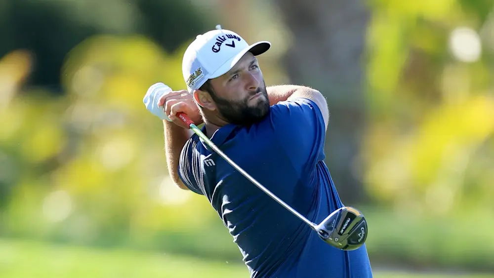 Jon Rahm follow through
