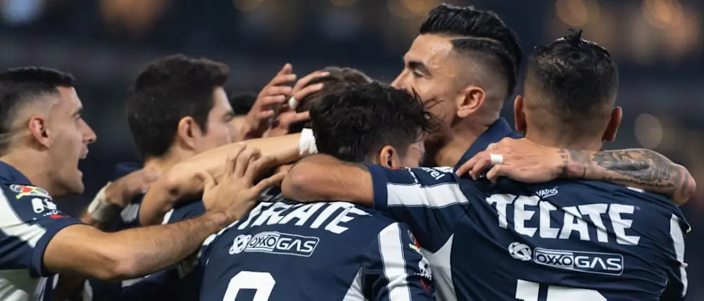 football 2025 mexico ligamx monterrey goal celebration
