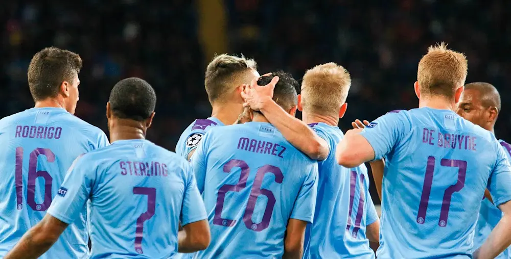 Manchester City celebra una anotación