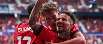 football 2024 laliga osasuna ruben garcia goal celebration