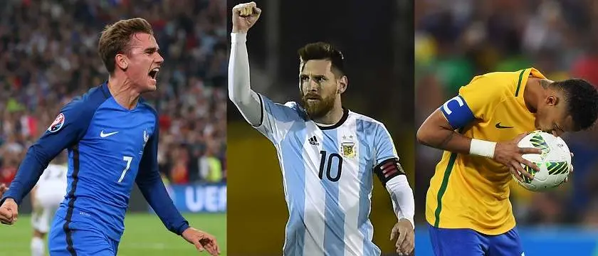 r football worldcup griezmann messi neymar