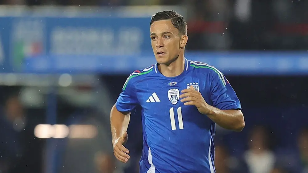 Giacomo Raspadori Italy Inter. Friendly