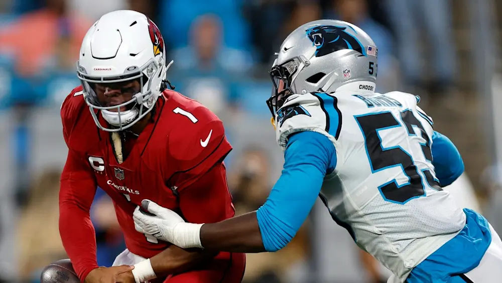 Brian Burns Kyler Murray Sack