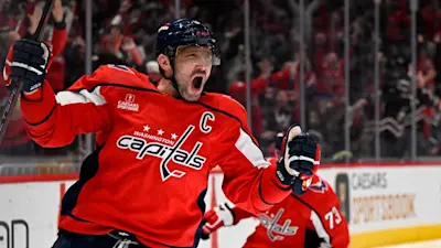 Alex Ovechkin Capitals celebrating