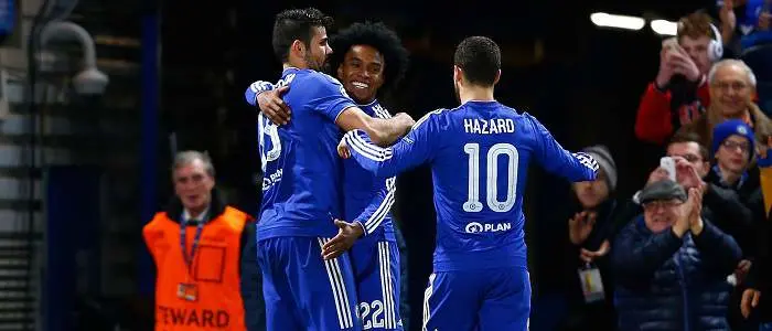 r football chelsea players celebrating