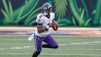 Lamar Jackson Baltimore Ravens Roll Out