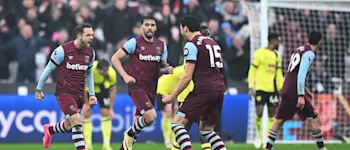 football 2024 premier league west ham celebration goal