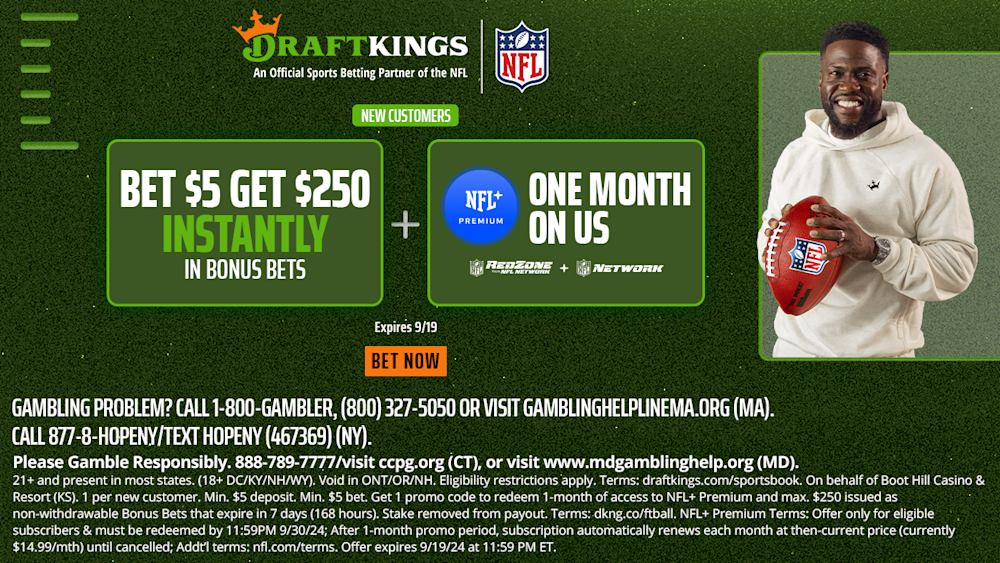 DraftKings $250 August-September 2024