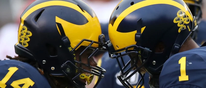 Michigan Football Helmets