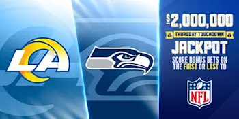 $2 Million touchdown jackpot Rams vs Seahawks