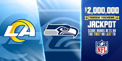 $2 Million touchdown jackpot Rams vs Seahawks