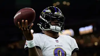 Lamar Jackson Ravens pregame