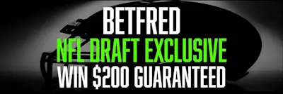 Betfred NFL Draft Bet 50, win 200