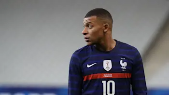 Kylian Mbappe France training