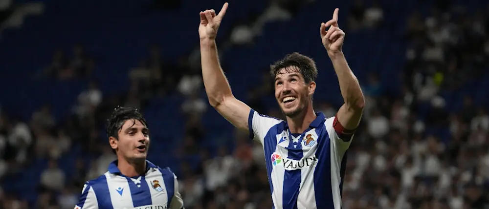 football 2024 laliga real sociedad preseason celebration goal