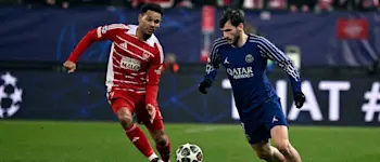 football 2025 champions league brest psg kvaratskhelia ball possession