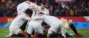 r football sevilla celebrating 2018