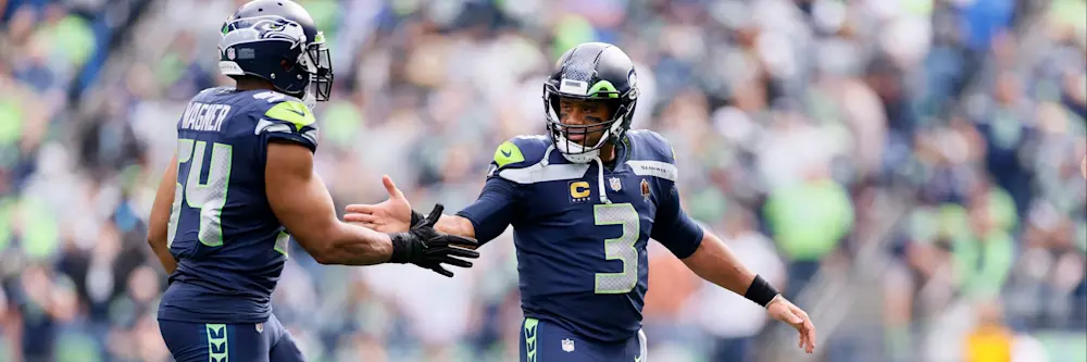 Bobby Wagner and Russell Wilson Seattle Seahawks
