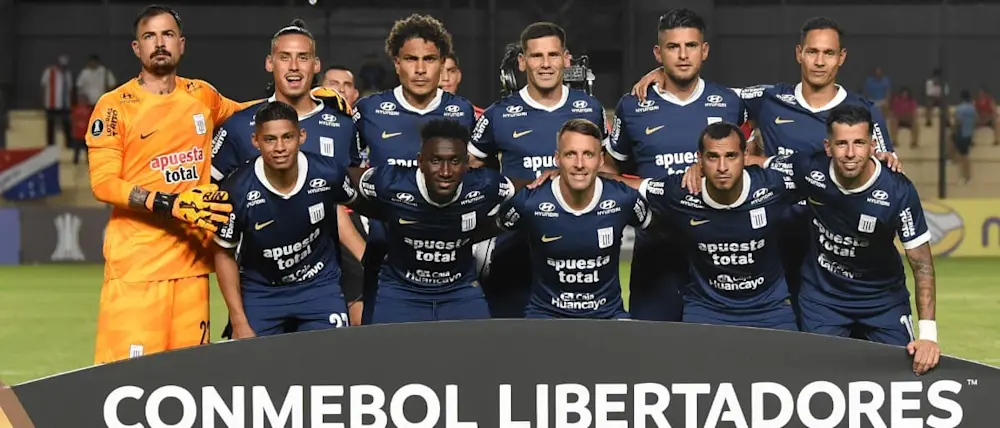 football 2025 libertadores alianza lima prematch team photo