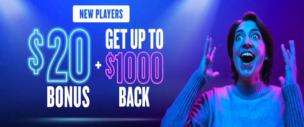 FanDuel Casino $20 Bonus + Get Up To $1000 Back