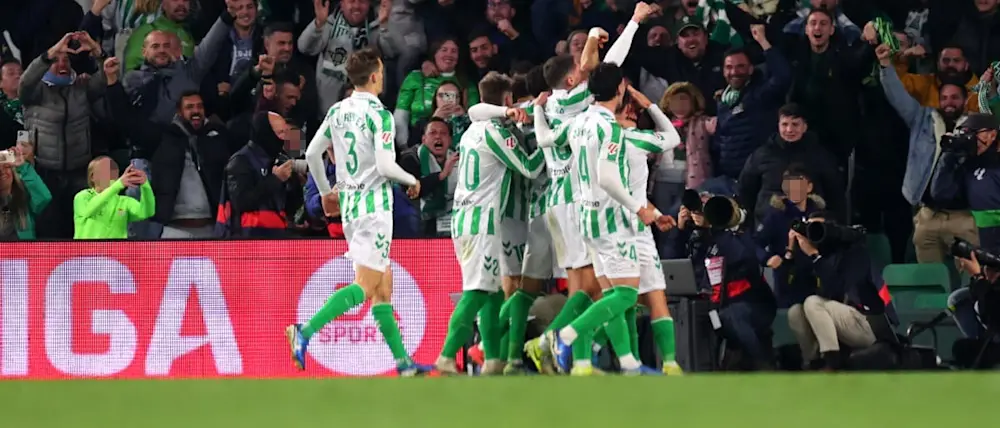 football 2024 spain liga ea sport real betis team goal celebration