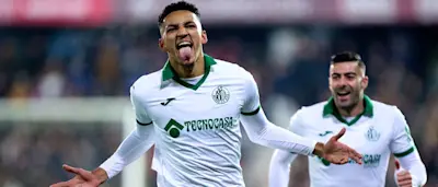 football 2025 spain copa del rey getafe away alvaro goal celebration
