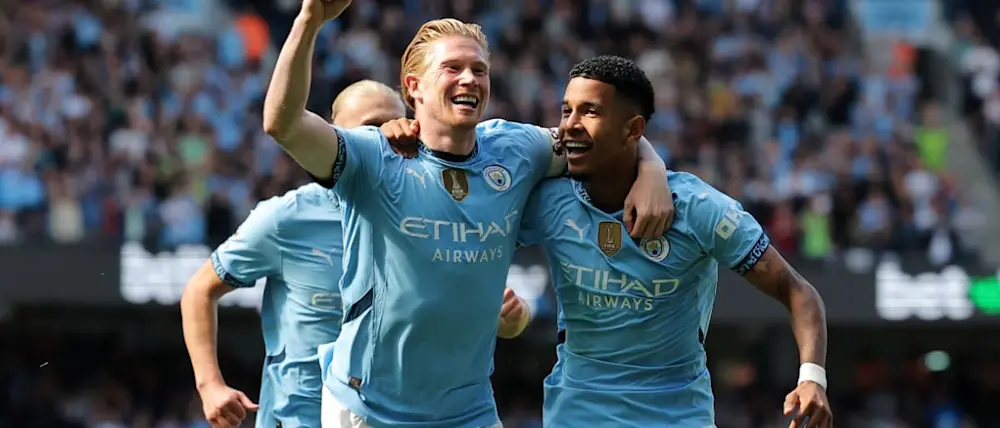 football 2024 premier leaguez manchester city de bruyne goal
