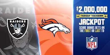 FanDuel $2 Million Touchdown Jackpot Raiders vs Broncos