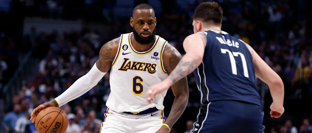 basket 2023 nba lakers mavs lebron doncic