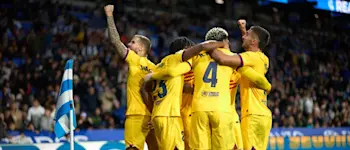 football 2023 laliga barcelona away celebration