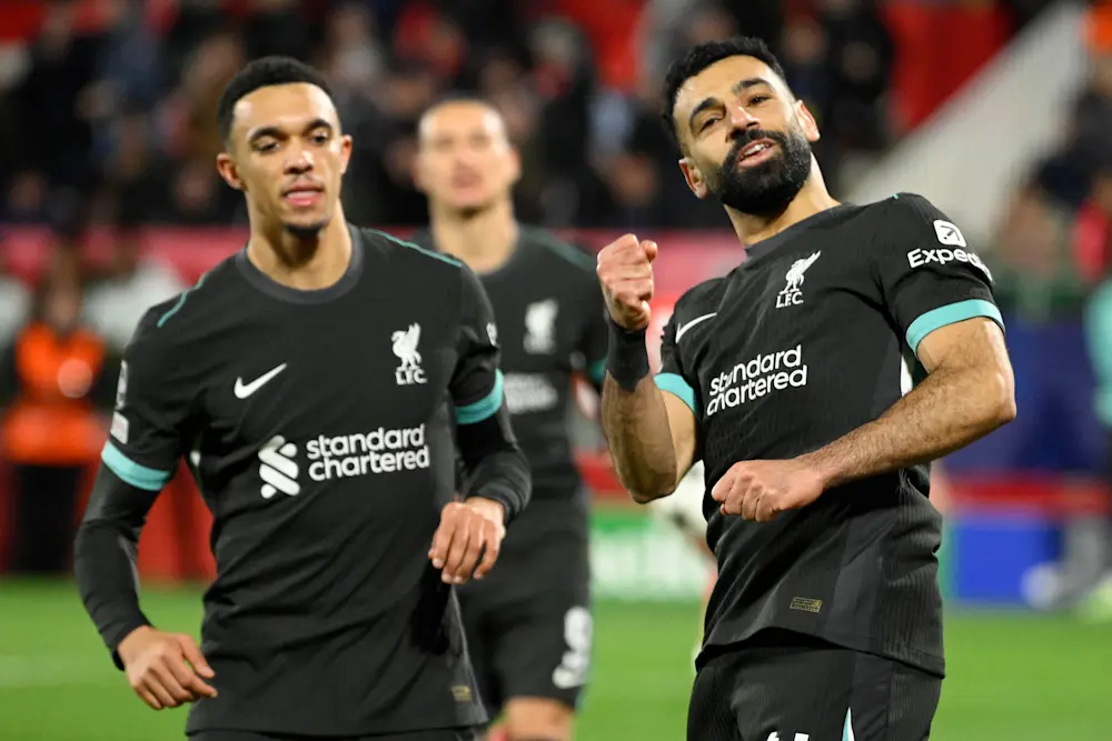 Salah goal celebration