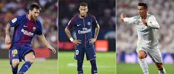 r football messi cristiano neymar