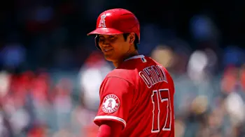 Shohei Ohtani Angels smiling