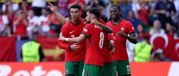 football international euro2024 portugal bruno fernandes goal celebration