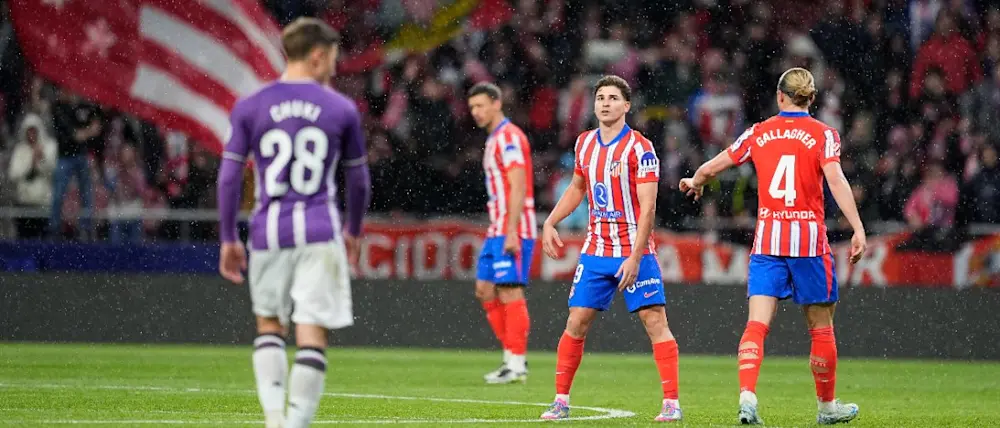 football 2025 laliga atletico madrid valladolid julian alvarez gallagher