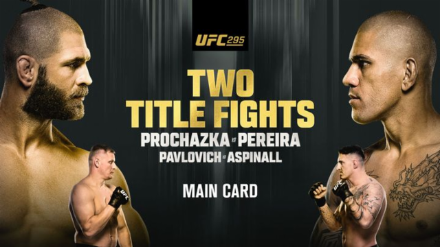 UFC 295 ESPN+