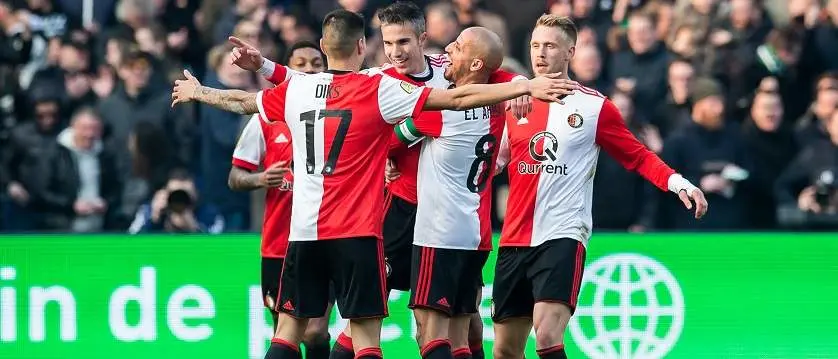 r football eredivisie feyenoord celebrating new