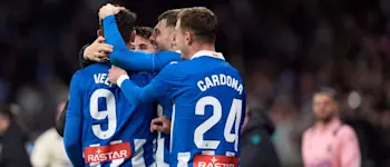 football 2024 spain liga ea sport espanyol veliz goal celebration