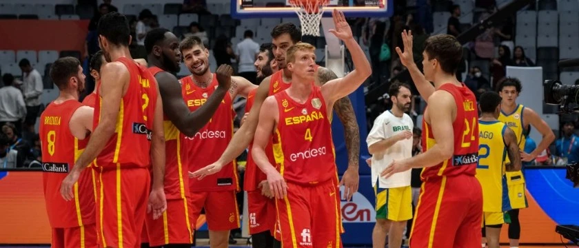 basket 2023 world cup spain brasil celebration
