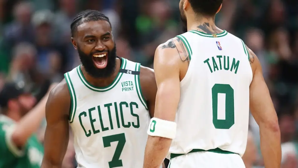 Boston Celtics Jaylen Brown Jayson Tatum