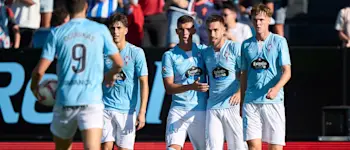 football 2024 laliga celta vigo celebration mingueza