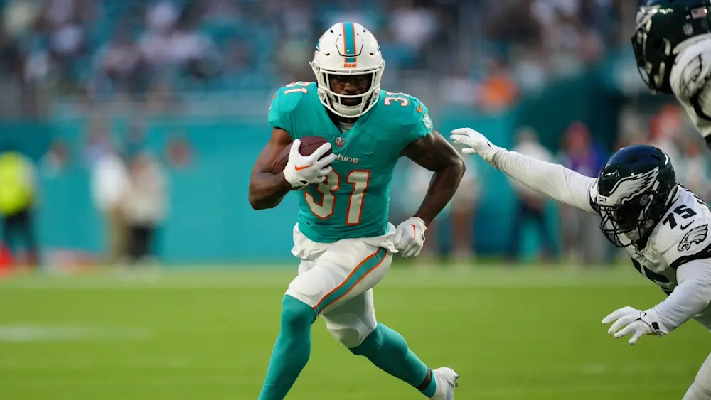 Raheem Mostert Dolphins run