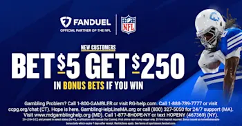 FanDuel Bet $5, Get $250 December 2024