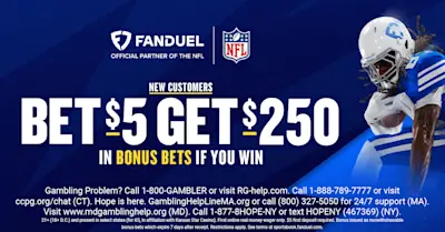 FanDuel Bet $5, Get $250 December 2024
