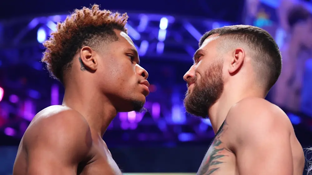Devin Haney vs Vasiliy Lomachenko Weigh In