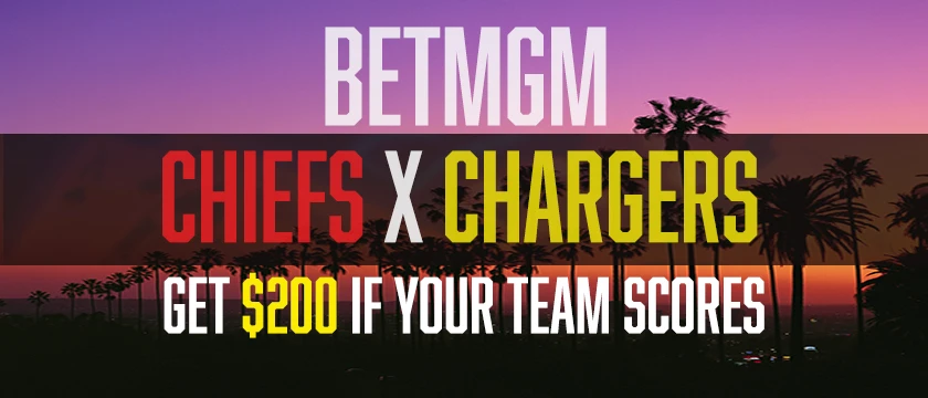 BetMGM Chiefs vs Chargers TNF