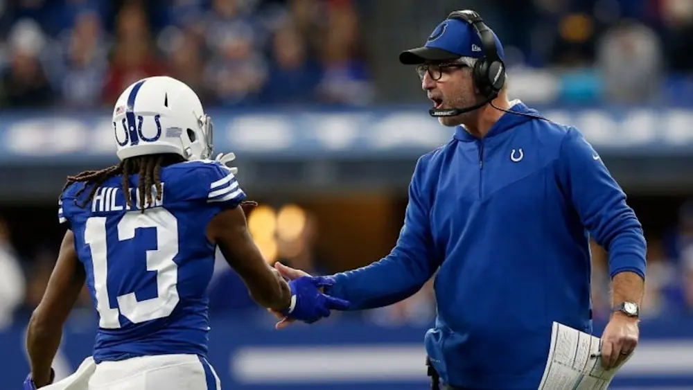 Frank Reich TY Hilton Colts