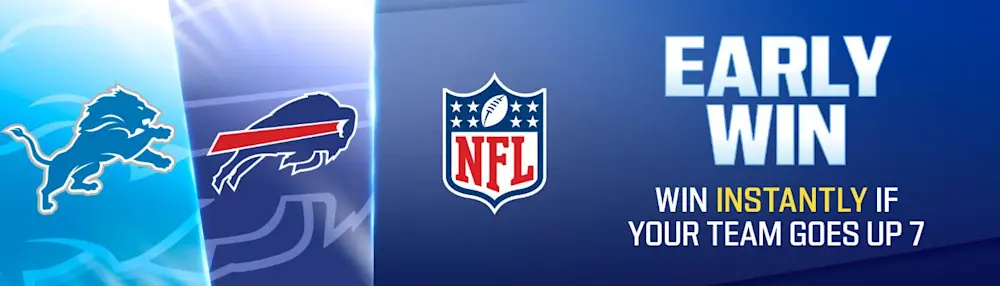 FanDuel Early Win Promo Lions vs Bills