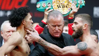 Caleb Plant vs David Benavidez Weigh In